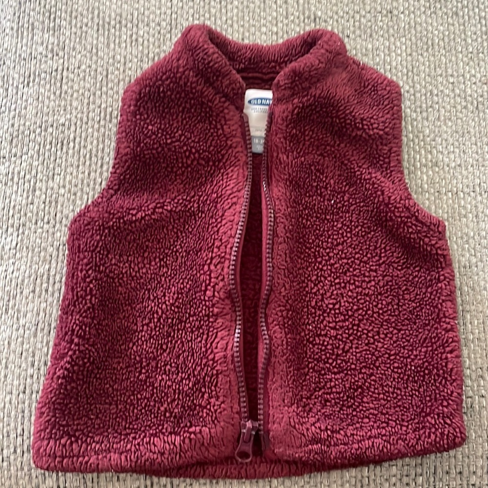 Burgundy Vest